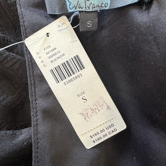 NWT Eva Franco Charley/Anthropology Mock Neck Jumpsuit. Size Small. - Picture 10 of 12